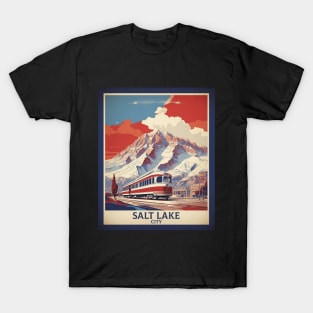 Salt Lake United States of America Tourism Vintage Poster T-Shirt